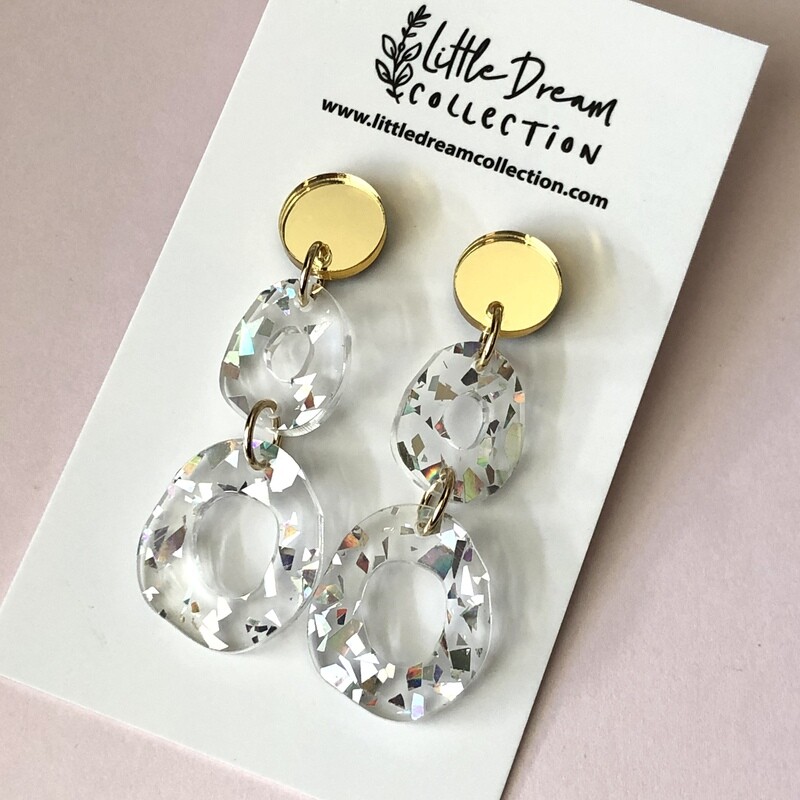 Holographic glitter Earrings