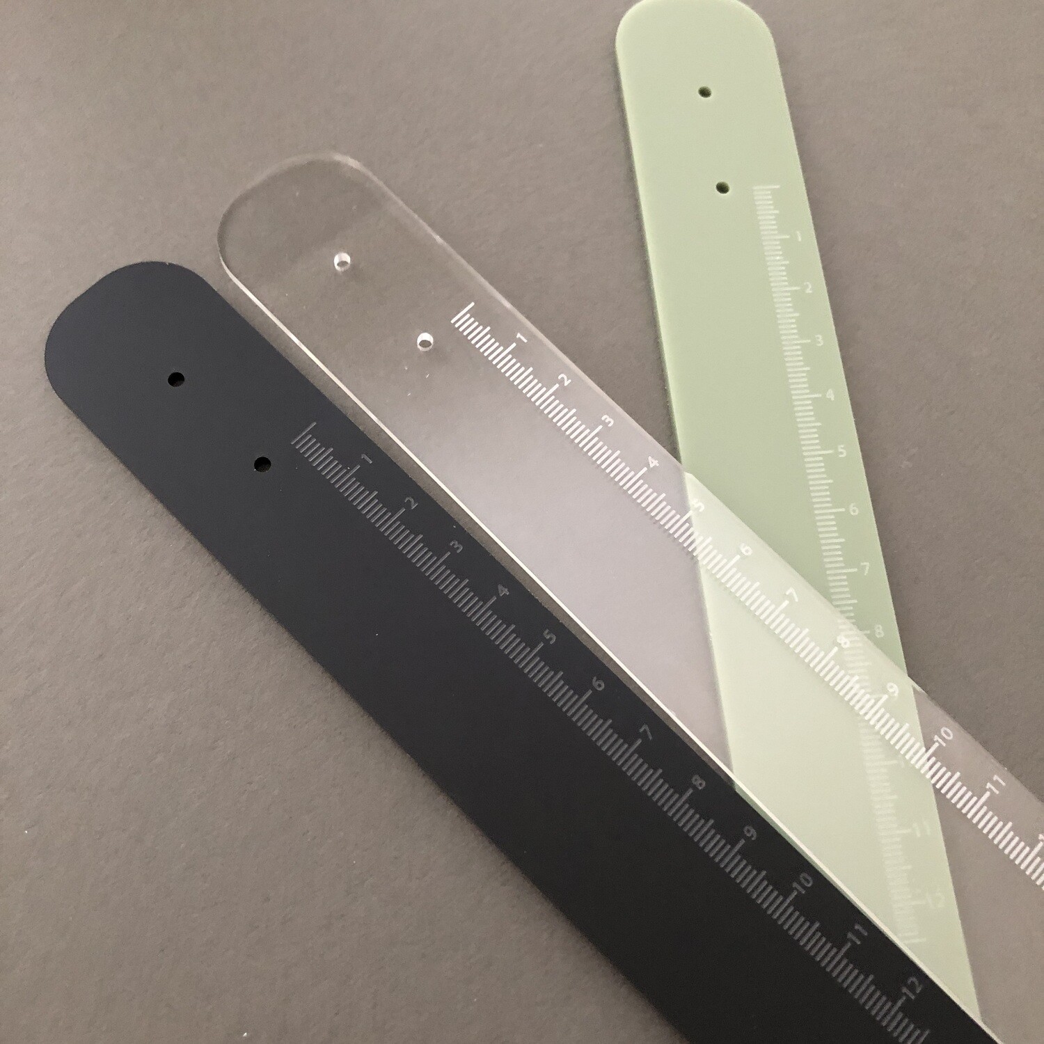 Try on hygiene sticks | earring measuring photo prop