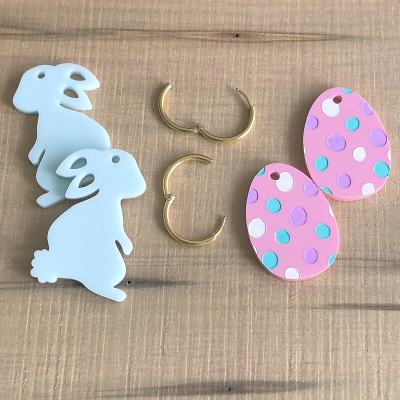 Easter earring combination set