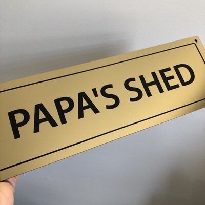 Acrylic Outdoor Sign