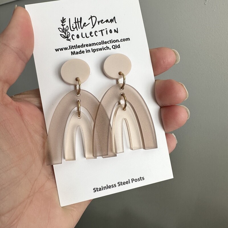 Cocoa Arch Earrings