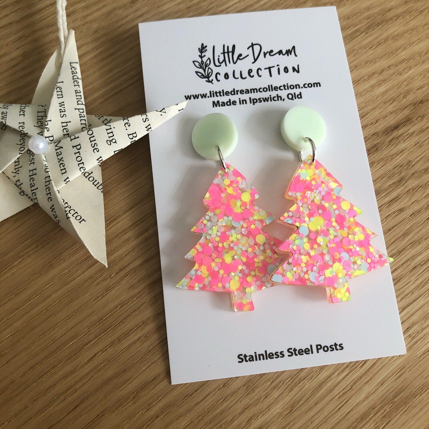 Confetti Dotty Christmas trees