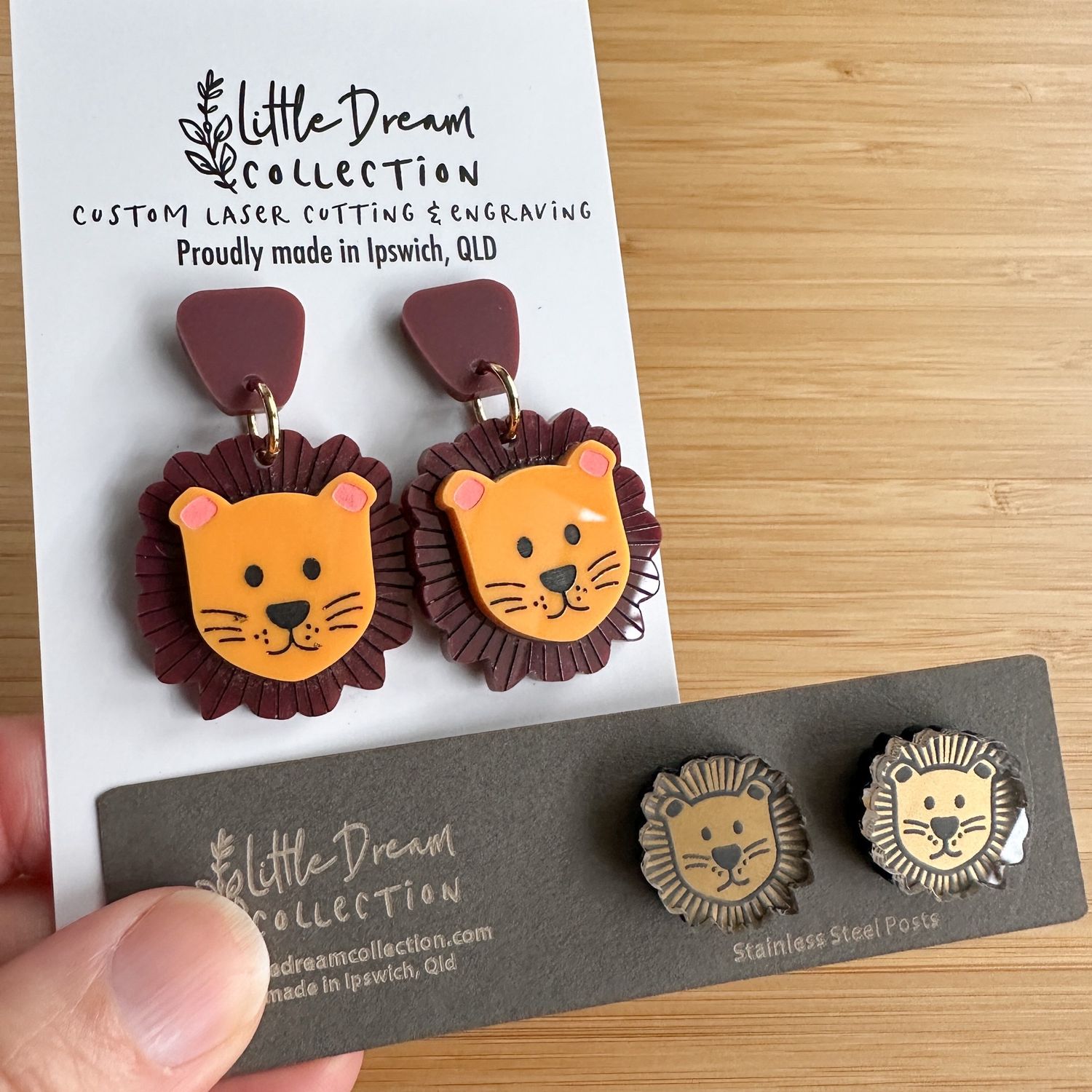 Lions Fan earrings