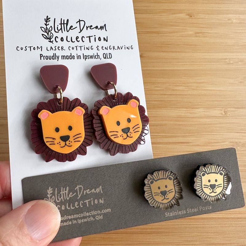Lions Fan earrings