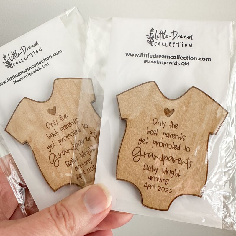 Timber Baby Announcement Card