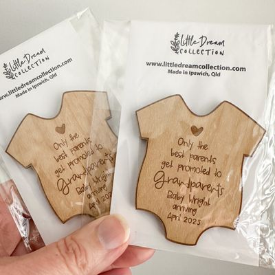 Timber Baby Announcement Card