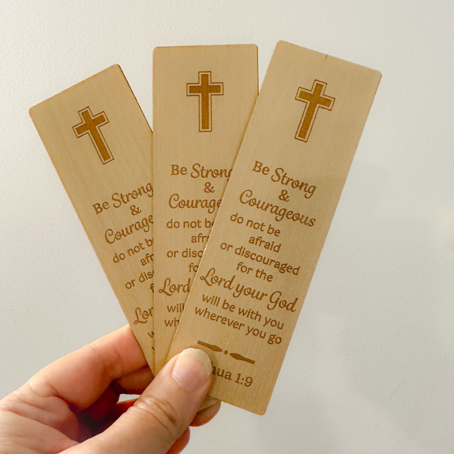 Wood Bookmarks for St Brigid&#39;s