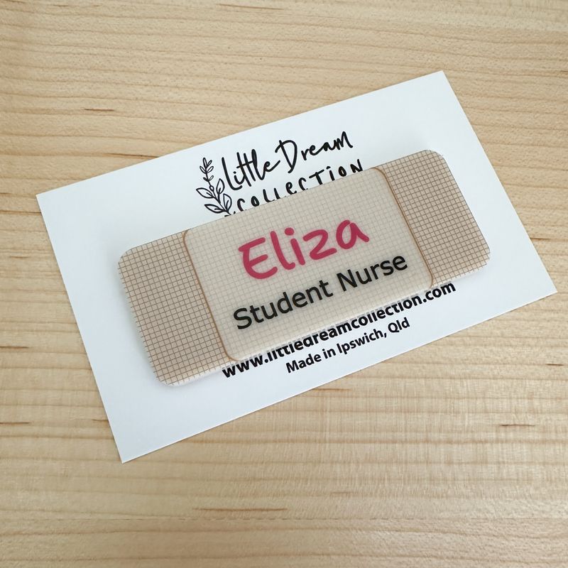 Personalised Name Badge Bandaid style