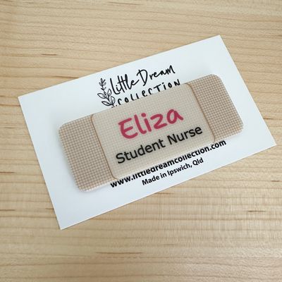 Personalised Name Badge Bandaid style