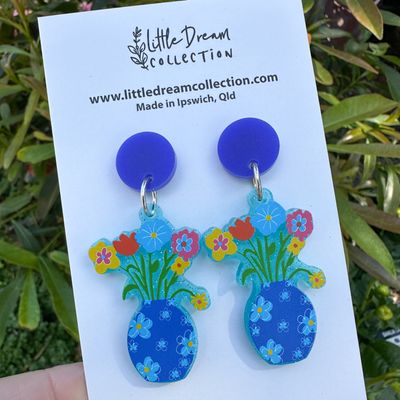 Vase of flowers Earrings