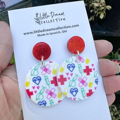 Medical theme Earrings