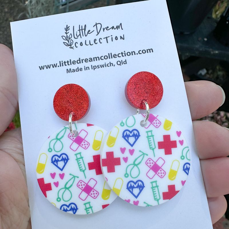Medical theme Earrings