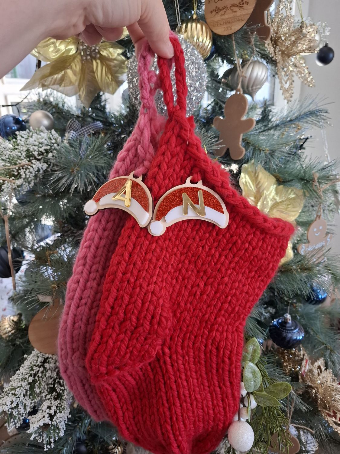 Personalised Santa Hat Tag