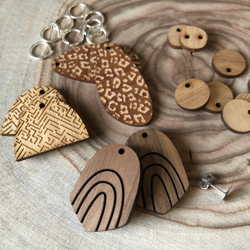 Wooden Earring Kit