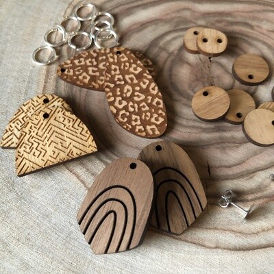 Wooden Earring Kit