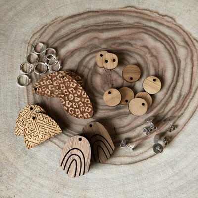 Wooden Earring Kit