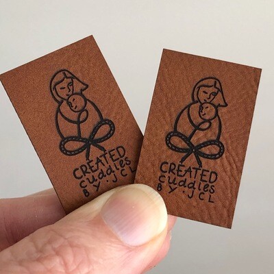 Leatherette Sew on Labels