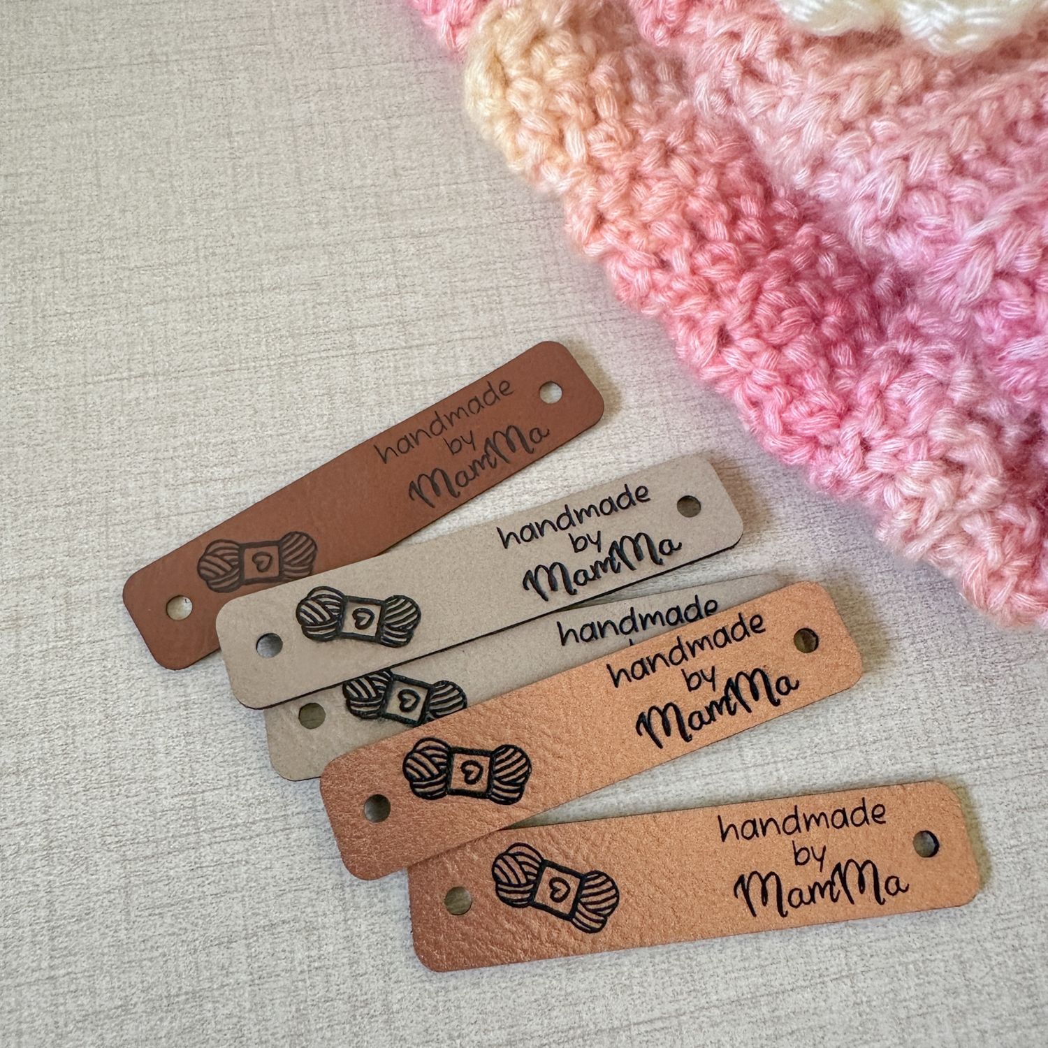 Leatherette Sew on Labels