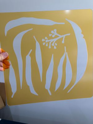 Gum Leaf Stencils