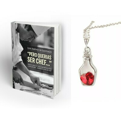 Libro Pero Querias Ser Chef UNO+ Dije de Botellita de Tinto Libro Pero Querias Ser Chef UNO+ Dije de Botellita de Tinto
