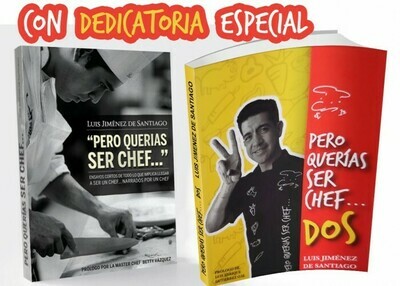 Libros 1 Y 2 Pero Querías Ser Chef Con Dedicatoria Libros 1 Y 2 Pero Querías Ser Chef Con Dedicatoria