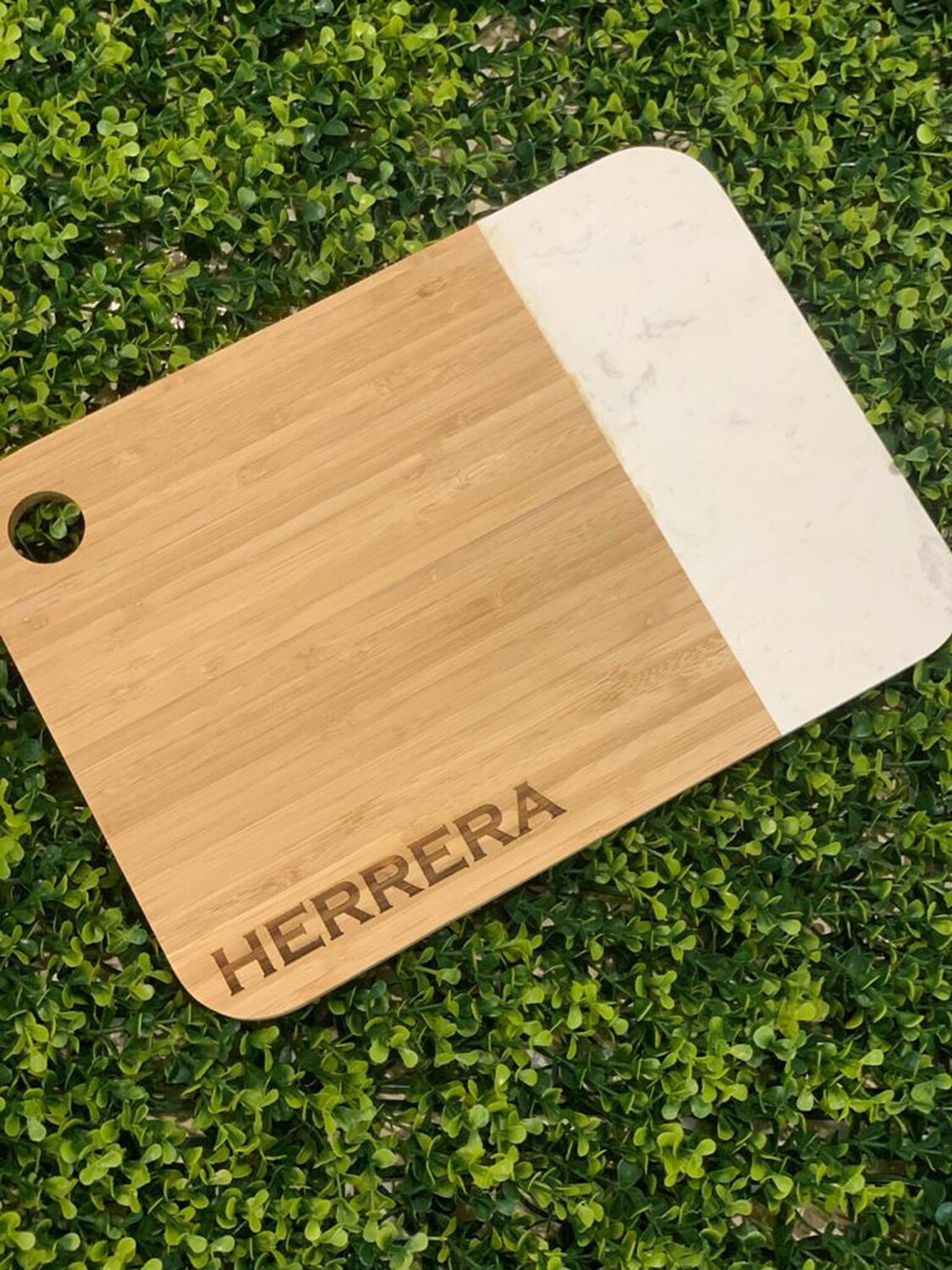 Tabla De Madera Con Mármol