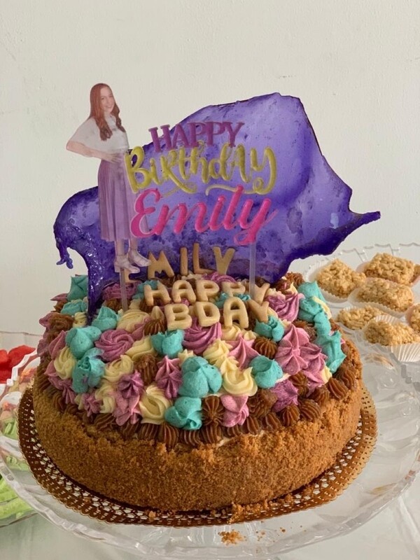 Cake Toper Con Foto Impresa
