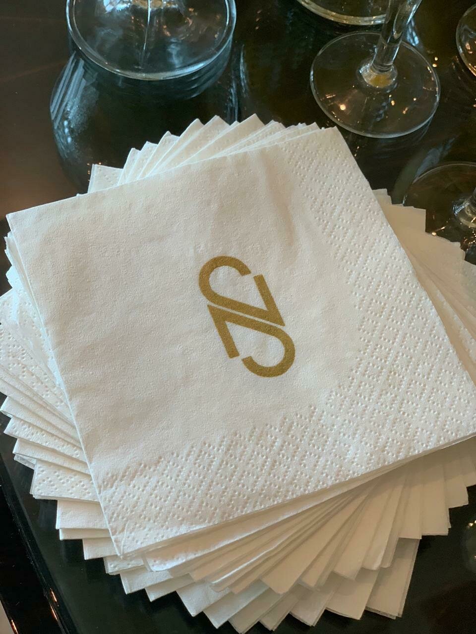 Servilleta Servicio Impresión De Logo