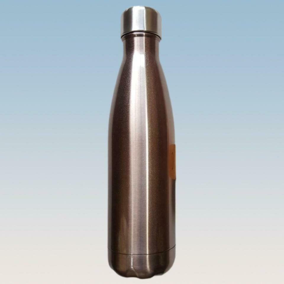 Botella Térmica Satinada Pewter