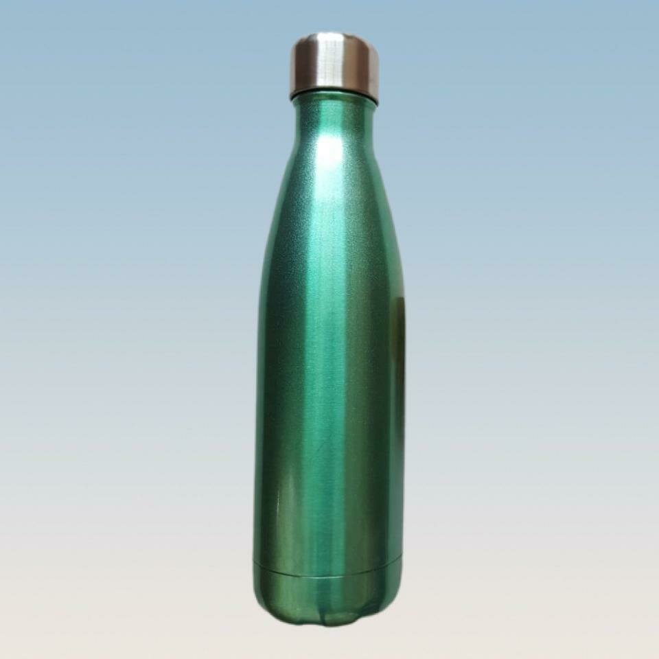 Botella Térmica Satinada Verde