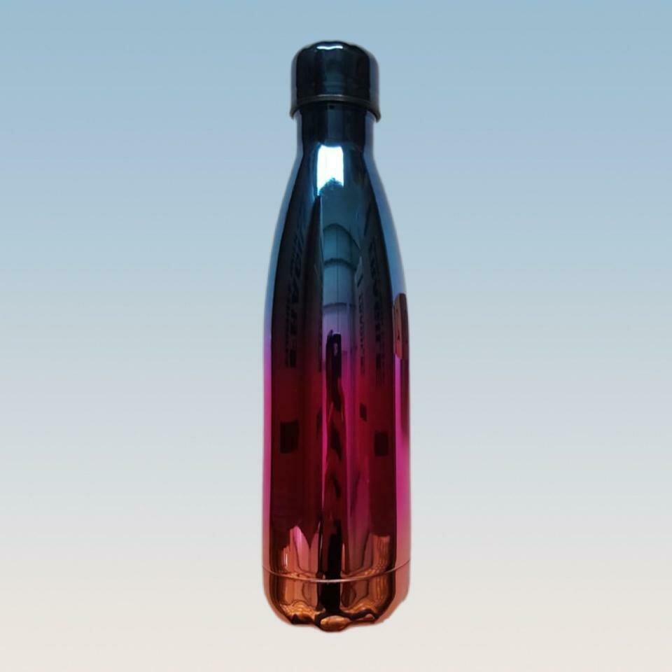 Botella Térmica Tornasol Azul con Fiusha