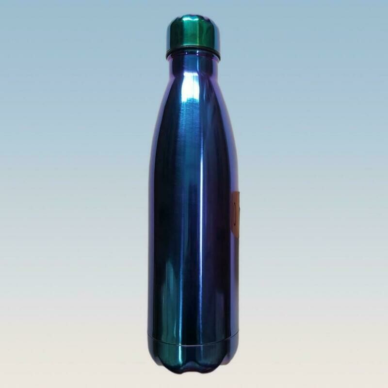 Botella Térmica Brillante Azul Electrico