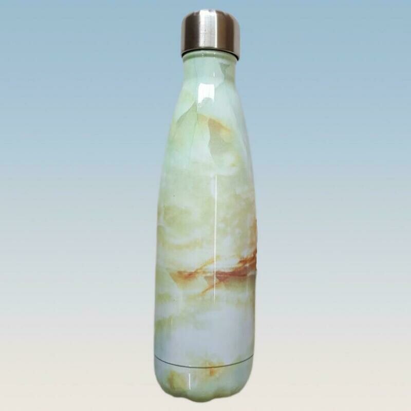 Botella Térmica Marmoleada Verde