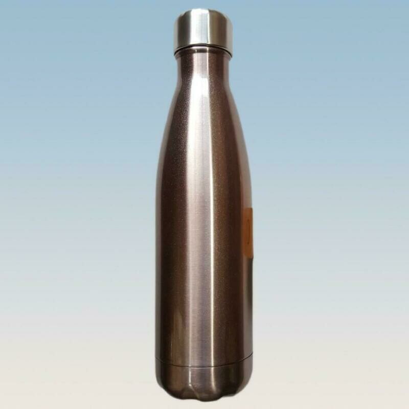 Botella Térmica Satinada Pewter