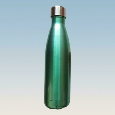 Botella Térmica Satinada Verde