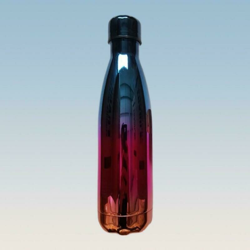 Botella Térmica Tornasol Azul con Fiusha
