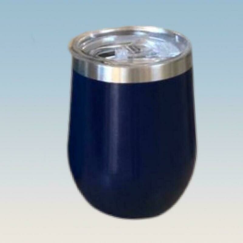 Vaso Chico Térmico Azul con carrizo