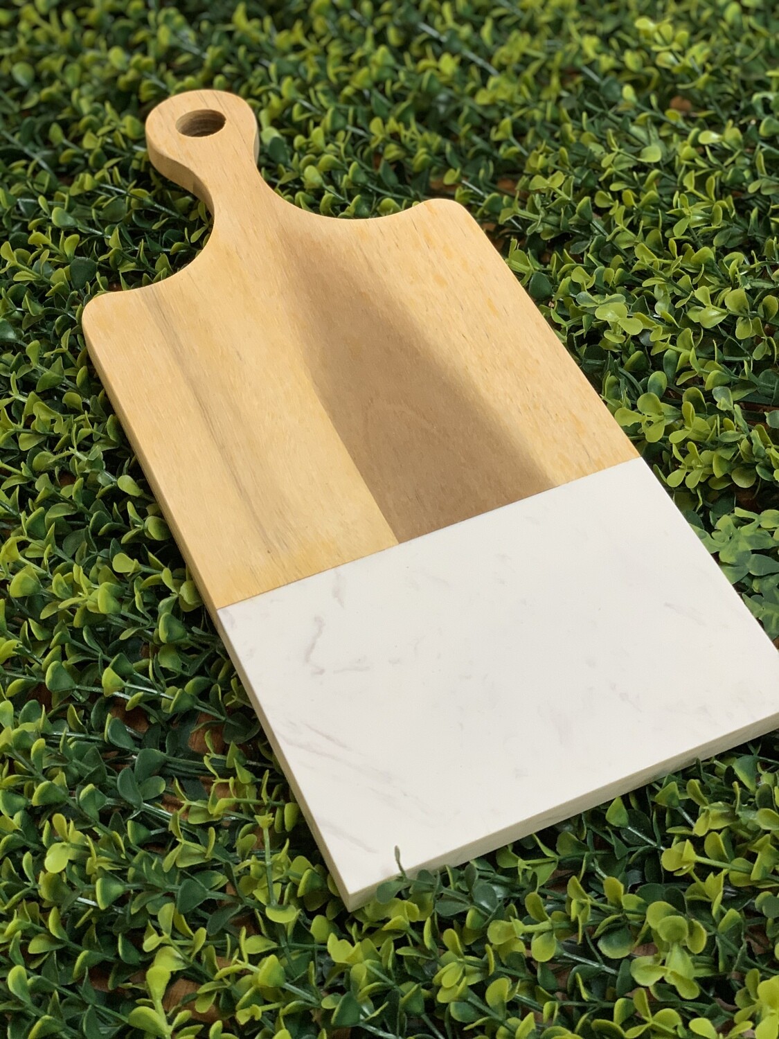 Tabla con Mármol y mango Rectangular