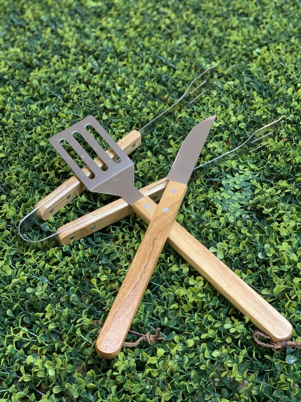 Set para barbacoa BBQ 3 pzas