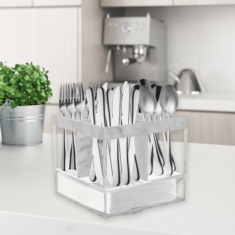 Caddy para cubiertos y servilletas