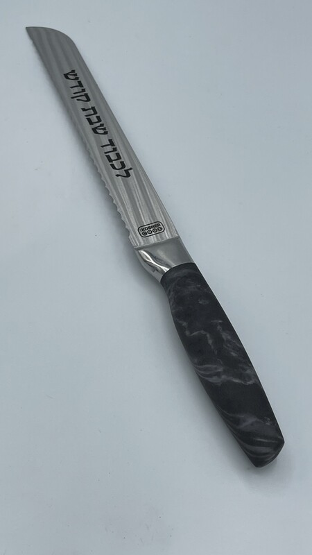Cuchillo Para Jala-Estilo Mármol Negro