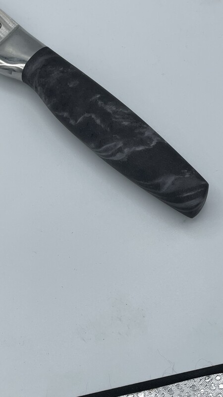 Cuchillo Para Jala-Estilo Mármol Negro