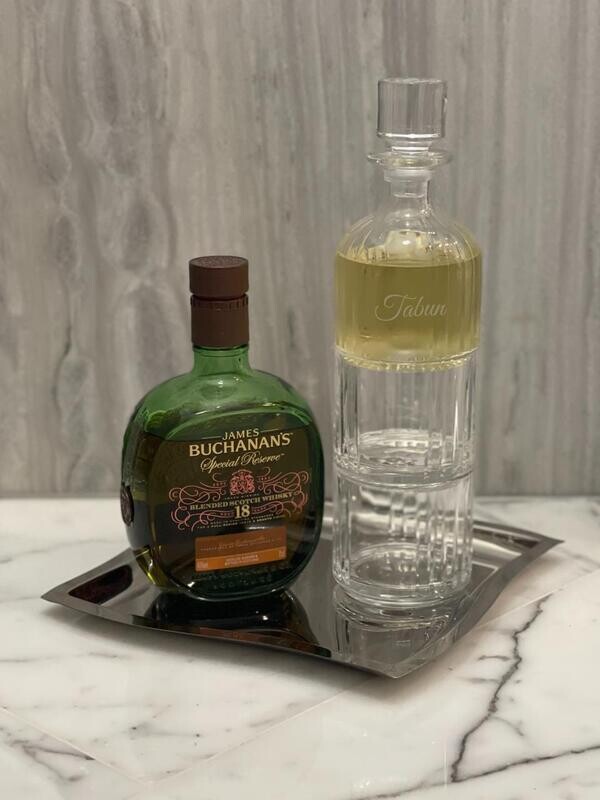 Decanter con vasos