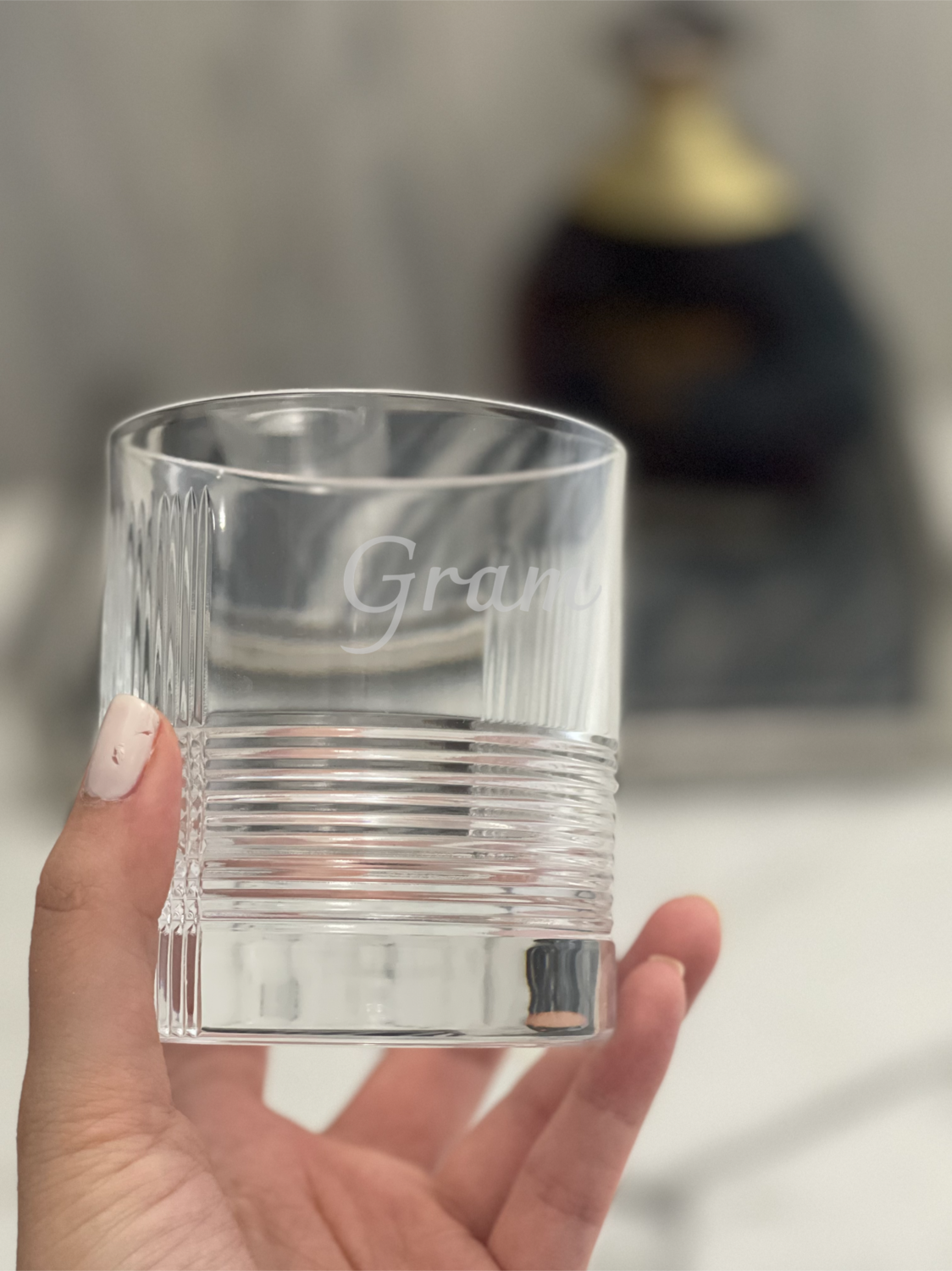 Vaso Whiskey QUADRI