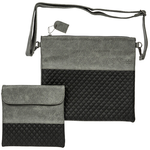 Set de Coracha en Cuerina Colgante 2 Tonos 33 x 29 cm