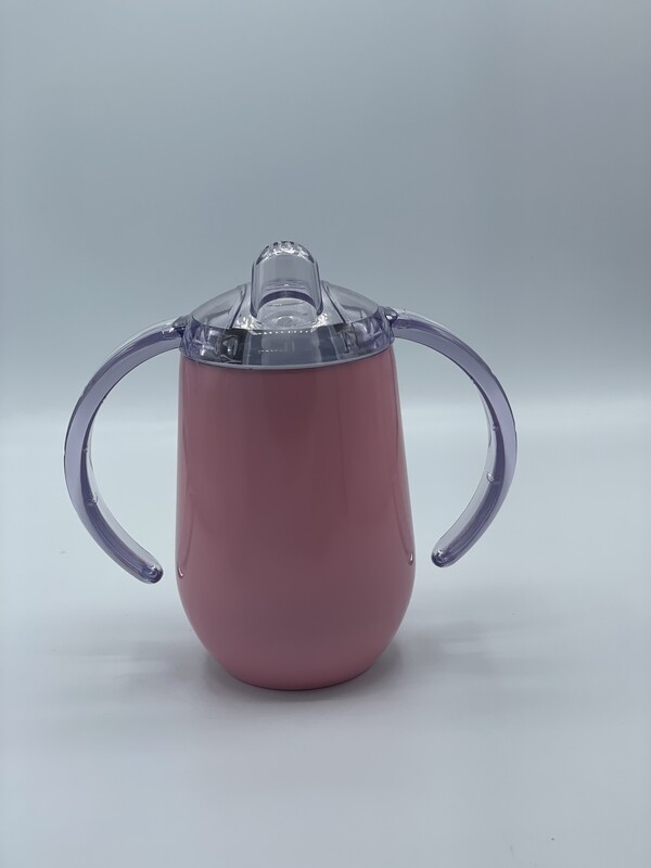 Vaso con tapa para Bebé Rosado