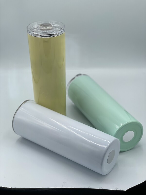 Botella Cilíndrica Térmica Amarilla