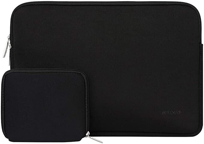 Set funda para Laptop con estuche para cargadores Negro