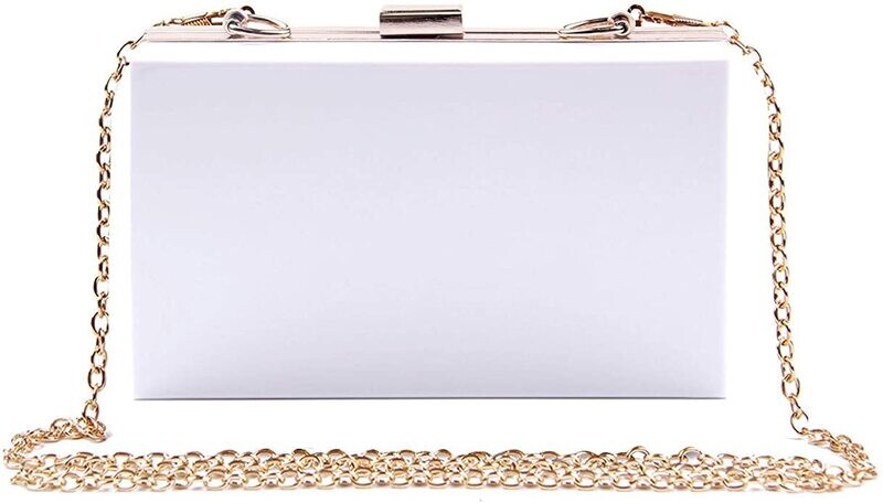 Cartera Acrílica   Blanca
