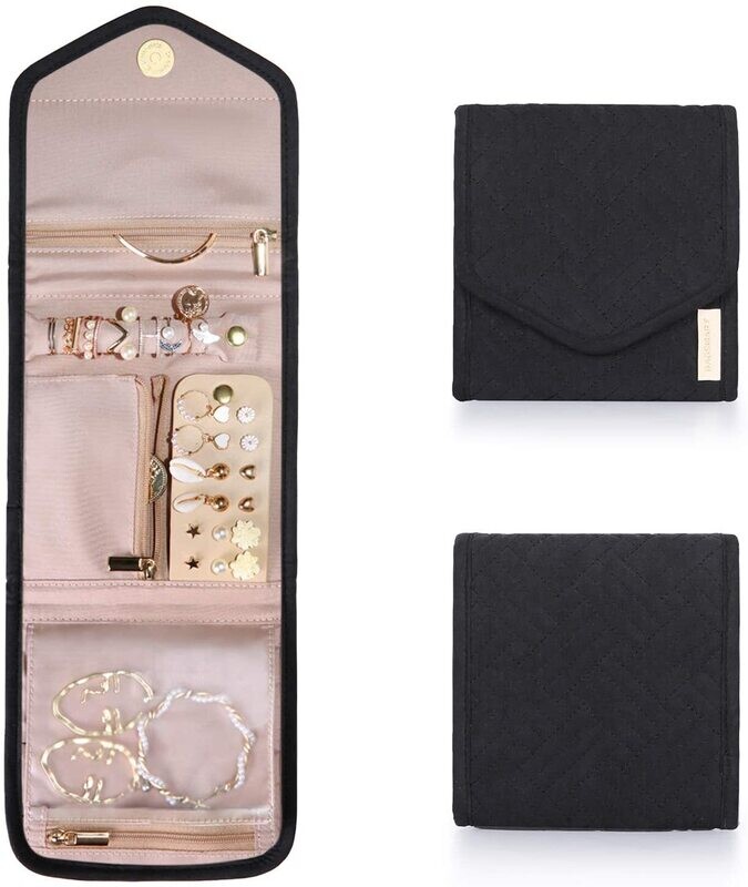 Organizador de Joyas para Viaje Negro